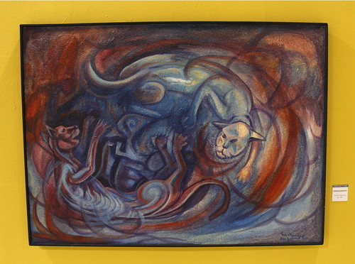 "Enfrentamiento" de Francisco Chávez Corrujedo