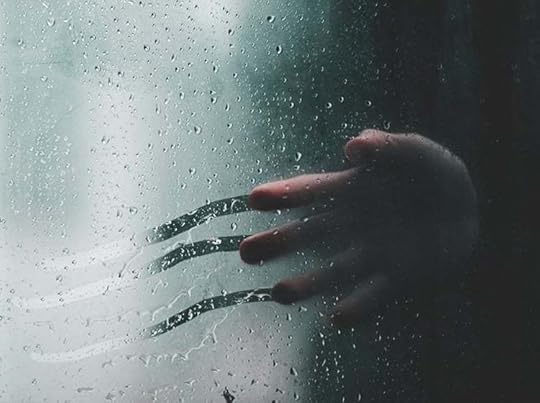 rain, hand, and grunge image