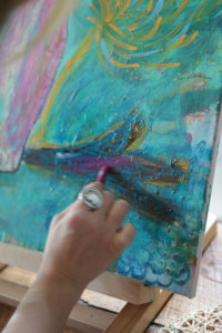 show work painting Kristen Kalp