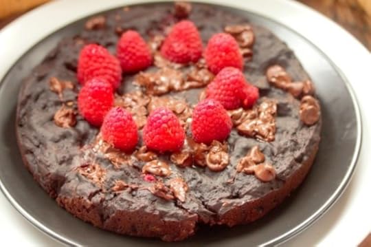 Chocolate RaspBerry Brownie Cake