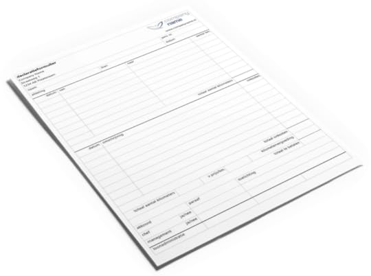 Declaratieformulier in Excel