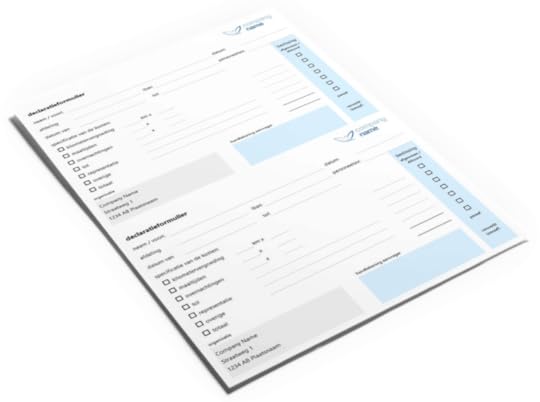 Declaratieformulier in Excel