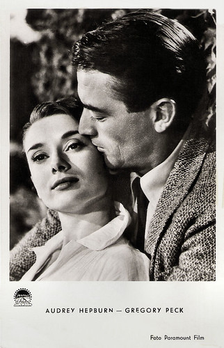 Audrey Hepburn and Gregory Peck in Roman Holiday (1953)