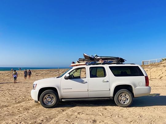 East Cape SUV with boards