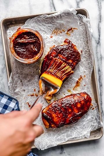 Homemade sweet and spicy Kansas City style BBQ sauce made with tomato sauce, honey, molasses, vinegar and spices.