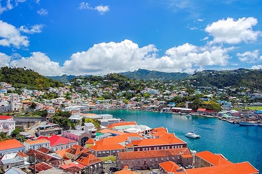 View of Saint George's town, capital of Grenada island