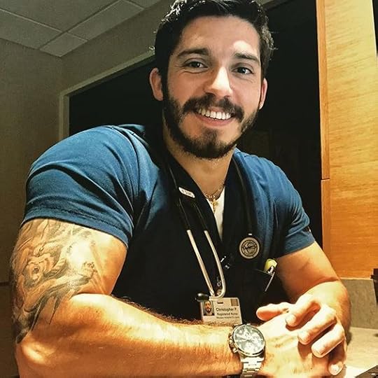 male nurse with tattoos