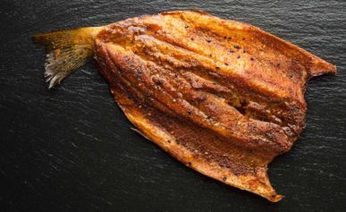 barbecued trout