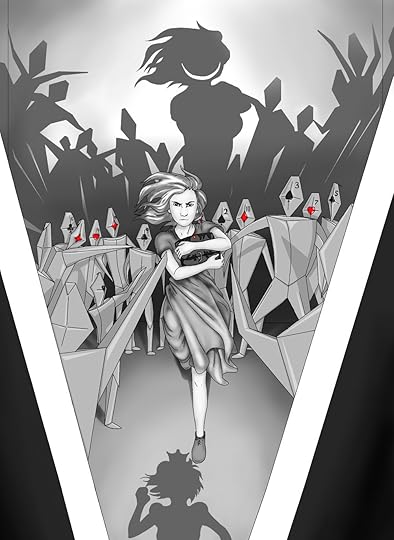 The cover of Alice Zero , which Joshua plans to publish early next year. Art by Mackenzie Carr.