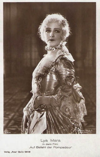 Lya Mara in Auf Befehl der Pompadour (1924)