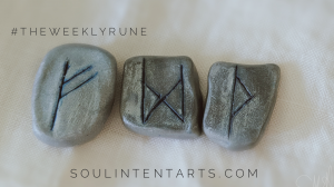 The Weekly Rune, cast for 5 August 2019 on Intentional Insights- by S. Kelley Harrell, Soul Intent Arts #theweeklyrune