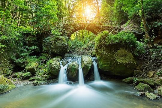 Luxemburg, Mullerthal Waterfall