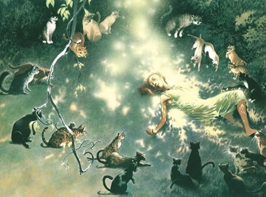 A Circle of Cats by Charles Vess
