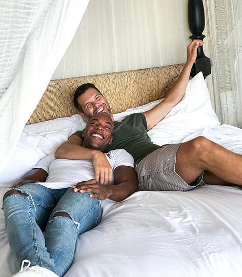 We may have staged this photo on the last day of our trip to Puerto Vallarta last summer, but our smiles and our love for each other could not be more authentic.