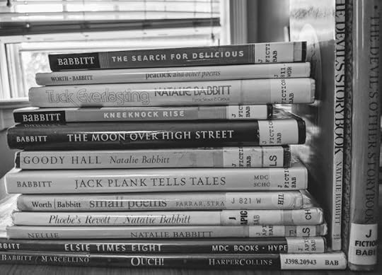 Natalie Babbitt Stack of Library Books