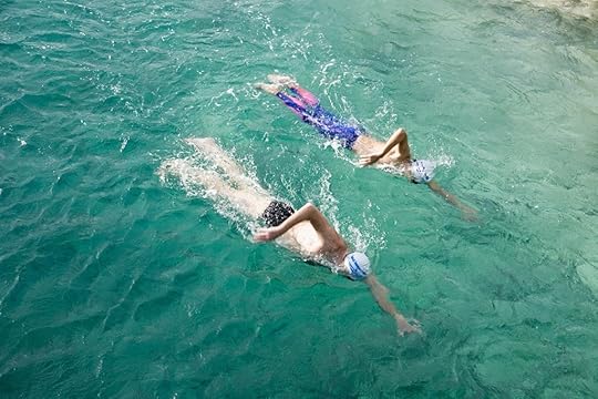 Terry and Shinji synch swim