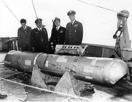 recovered nuclear bomb