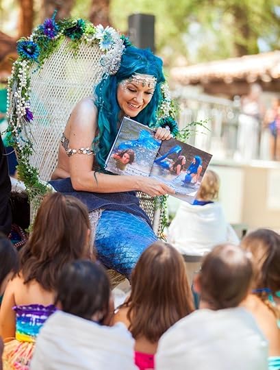 Mermaid Story Time at Fairmont Scottsdale Princess. Photographed by Jill Richards