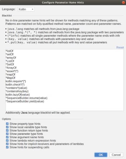 Kotlin Type Hints Configuration in Android Studio