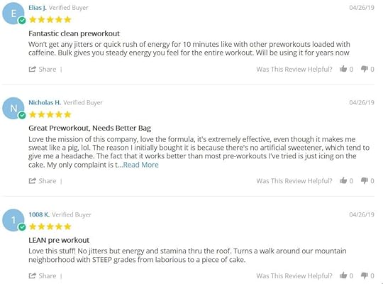 Transparent Labs testimonials