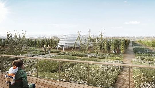 Urban farm in Paris on rooftop