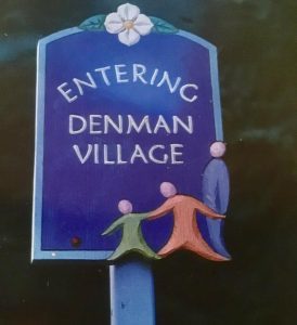 Entering Denman Village