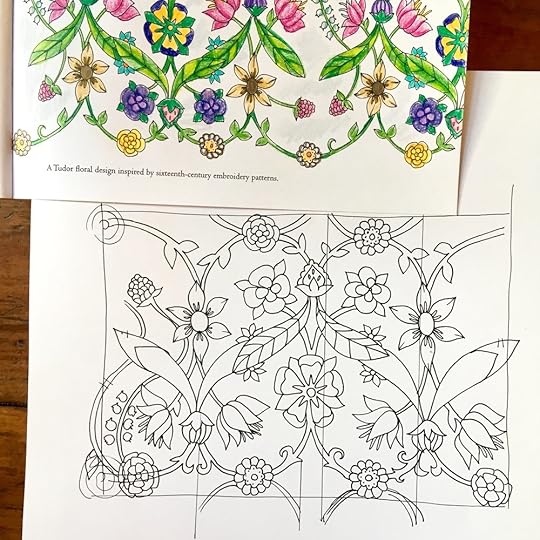 Tudor Queens and Consorts Floral Pattern