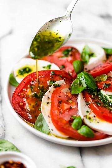 Making basil oil is so simple and the end result is so amazing, trust me you’ll want to drizzle it all over your chicken, fish, tomatoes, vegetables or just eat it with some crusty bread!
