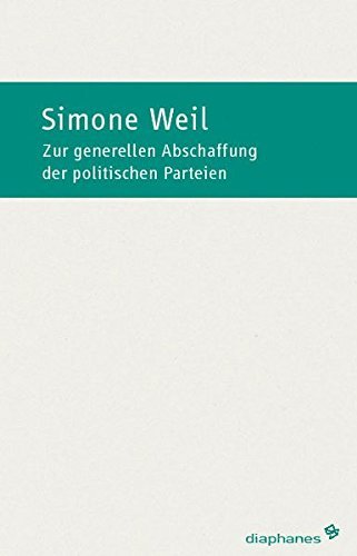 Anmerkung zur generellen Abschaffung der politischen Parteien (hors série)