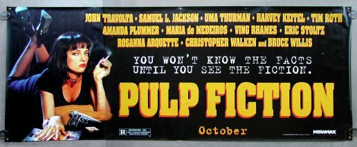 Image result for pulp fiction banner