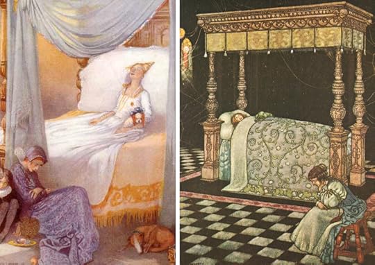 Sleeping Beauty illustrated by Honor Appleton and William Heath Robinson