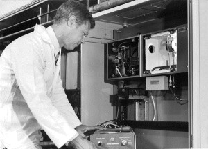 Alan with Du-Pont Colourimeter