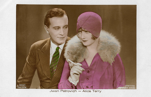 Ivan Petrovich and Alice Terry in The Three Passions (1928)