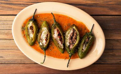 sausage stuffed peppers