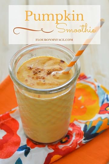 Pumpkin Smoothie recipe via flouronmyface.com