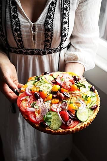 Mediterranean Feta and Fresh Tomato Tart