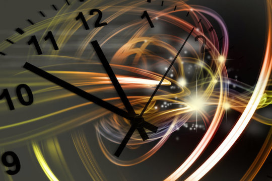 Quantum time abstract concept (stock illustration). | Credit: © Stillfx / stock.adobe.com