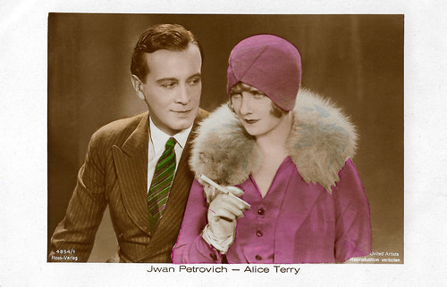 Ivan Petrovich and Alice Terry in The Three Passions (1928)
