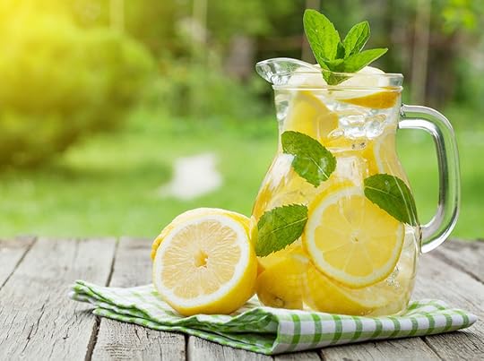Pitcher of lemonade