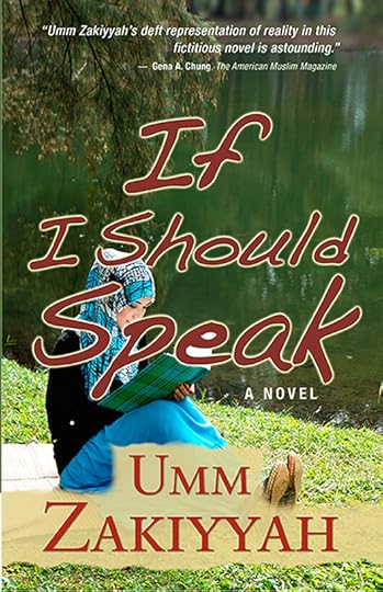 If I Should Speak front cover Muslim hijabi girl sitting on grass reading book