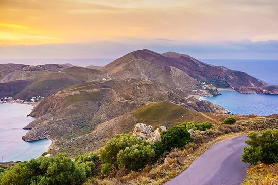 Southern Greece Mani Peninsula. Sea landscape rocky coastline, Peloponnese