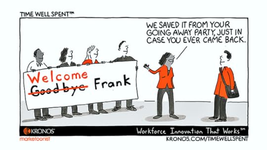 employees welcoming back boomerang employees