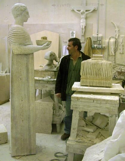 Girolamo Ciulla in his studio