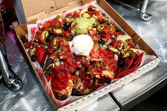 Pizza box from State Farms Stadium