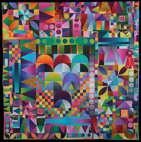 Quilt Expo: In The Garden by Kim Lapeck, quilted by Frank Palmer 