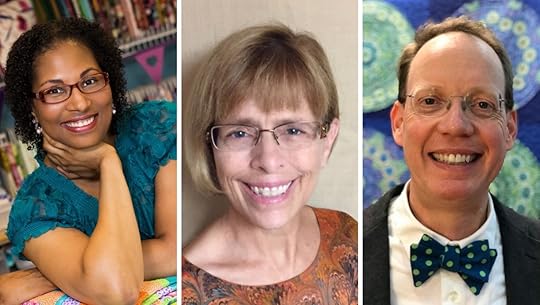 Ebony Love, Chris Kirsch, Bill Kerr at Quilt Expo