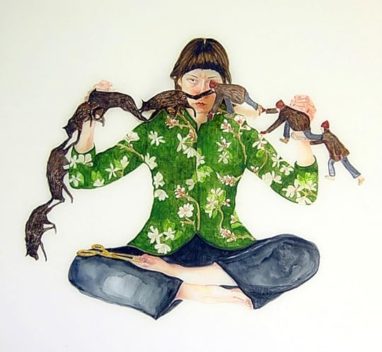 Painting by Kristin Bjornerud