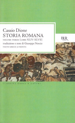 Storia romana. Testo greco a fronte: 3