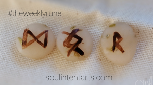 The Weekly Rune, cast for 1 September 2019 on Intentional Insights- by S. Kelley Harrell, Soul Intent Arts #theweeklyrune