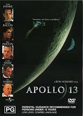 The title of the film says it all - Apollo 13 poster.